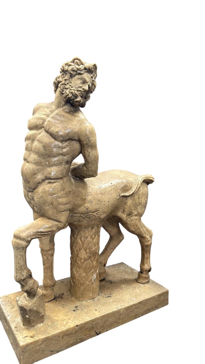 Pair Of Marble Centaurs – Early 1900s-photo-2