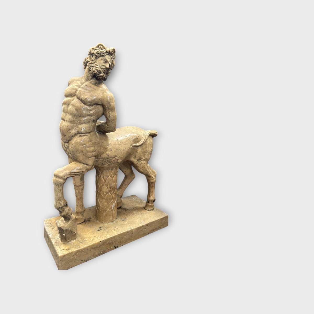 Pair Of Marble Centaurs – Early 1900s-photo-1
