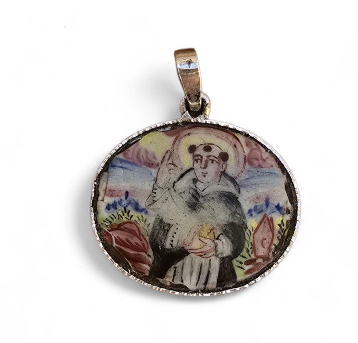 Enameled Reliquary Pendant – 19th Century