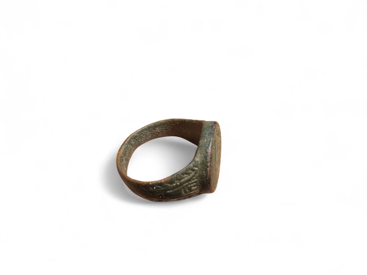 Roman Bronze Ring – 1st Century Ad-photo-3