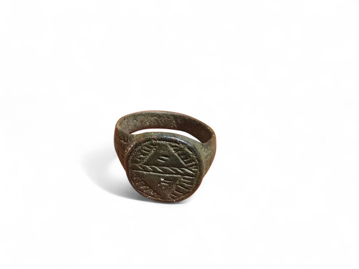 Roman Bronze Ring – 1st Century Ad-photo-4