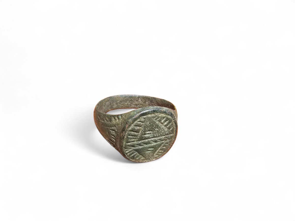 Roman Bronze Ring – 1st Century Ad-photo-2