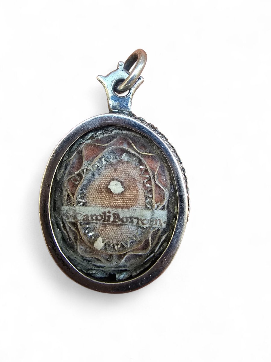 Sterling Silver Medallion Pendant – 18th Century-photo-2