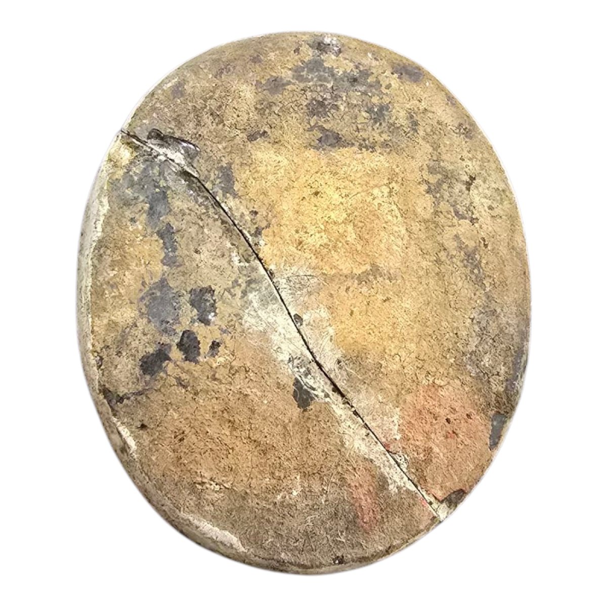 Pendentif Médaillon En Argent Massif – XVIIIe Siècle-photo-3