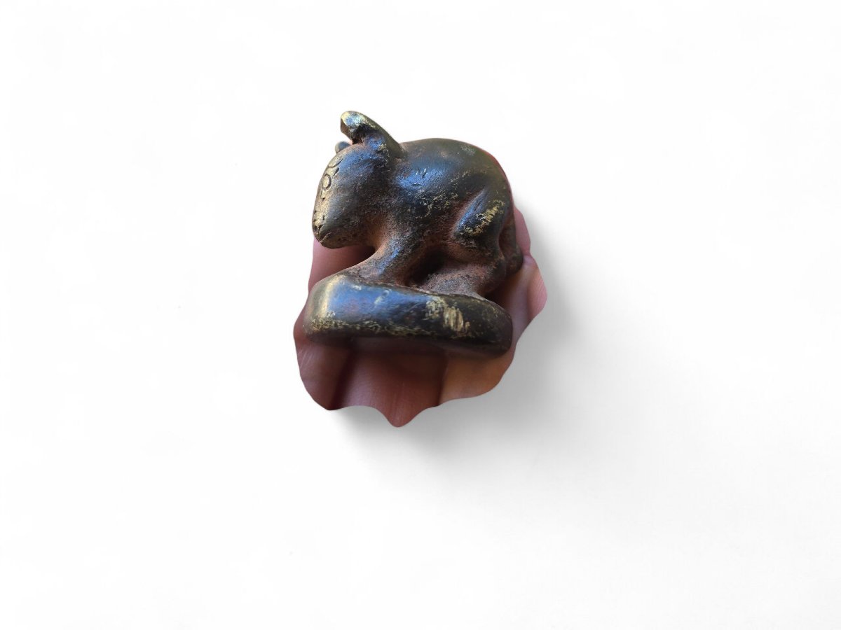 Figurine En Bronze Pour Peser l'Opium – XIXe Siècle-photo-4