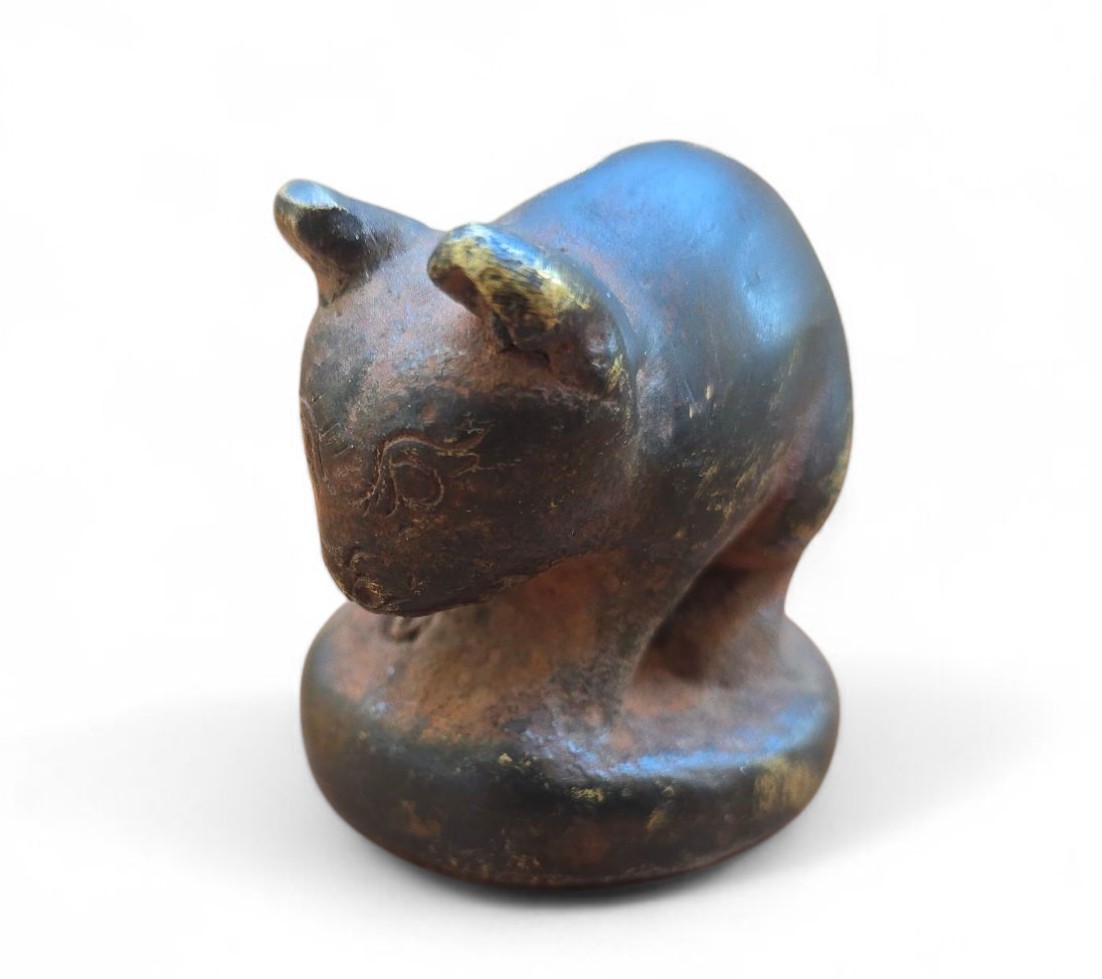 Figurine En Bronze Pour Peser l'Opium – XIXe Siècle