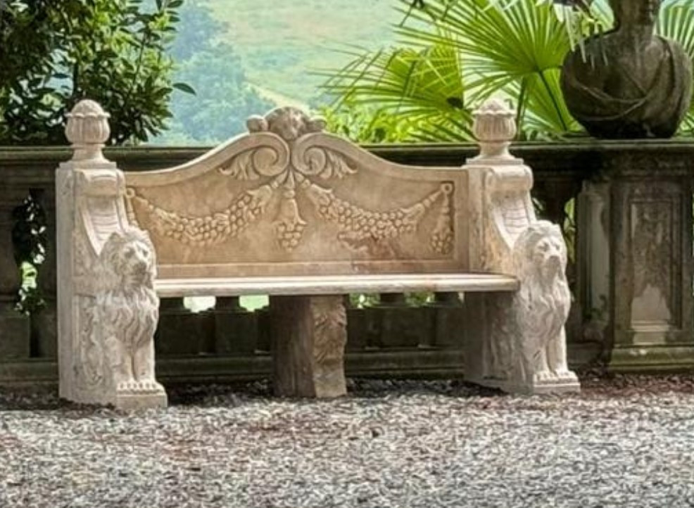 Italian Marble Bench – 20th Century