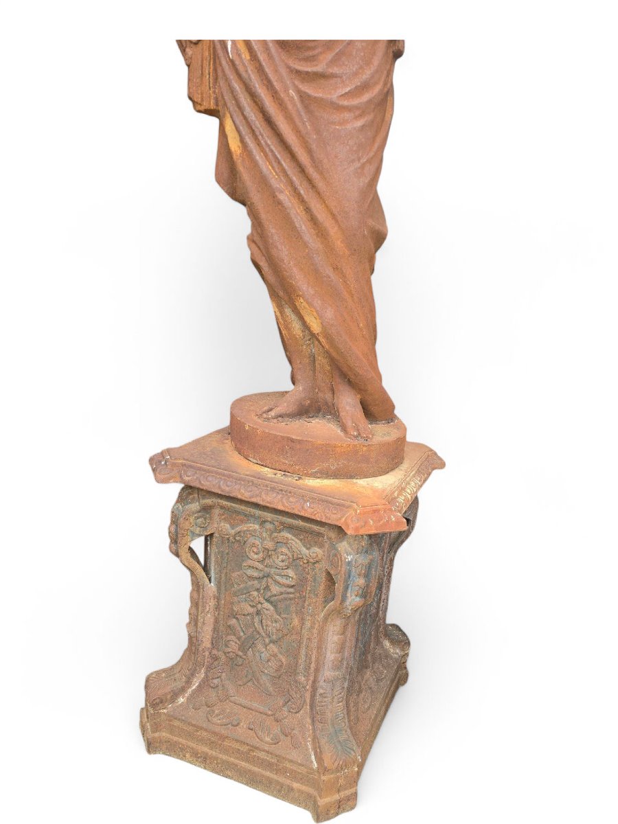 Large 4 Seasons Garden Sculptures - 230 Cm-photo-2