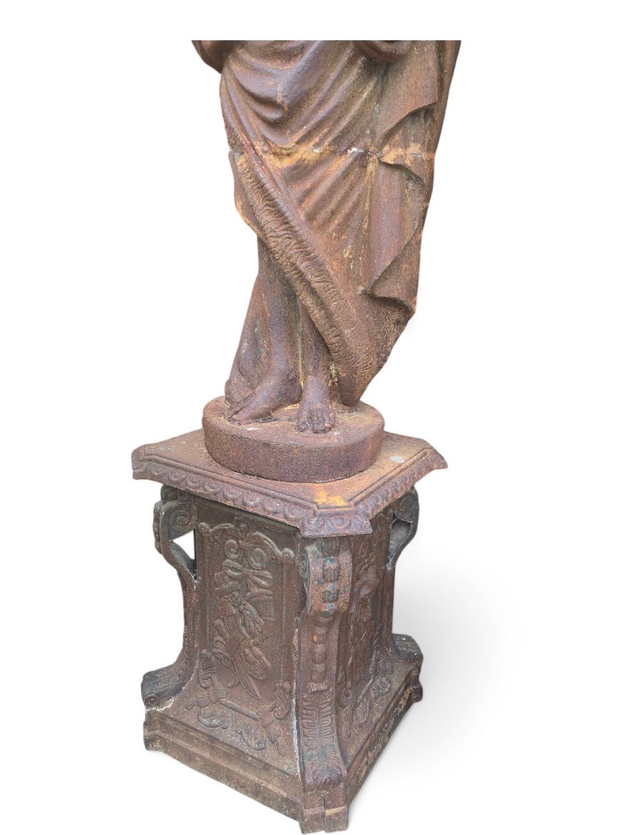 Large 4 Seasons Garden Sculptures - 230 Cm-photo-4