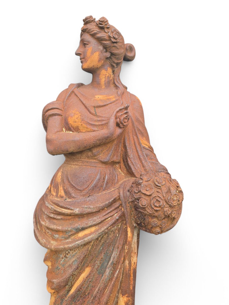 Large 4 Seasons Garden Sculptures - 230 Cm-photo-5