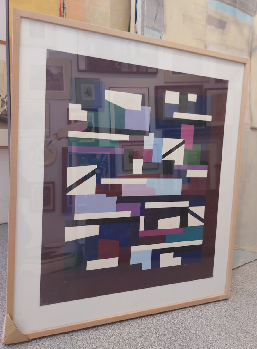 Yaacov Agam – « purple Matrix »