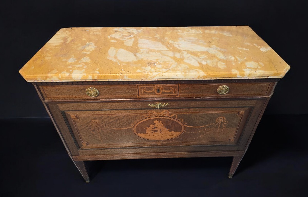 Antique European Chest Of Drawers – 19th Century
