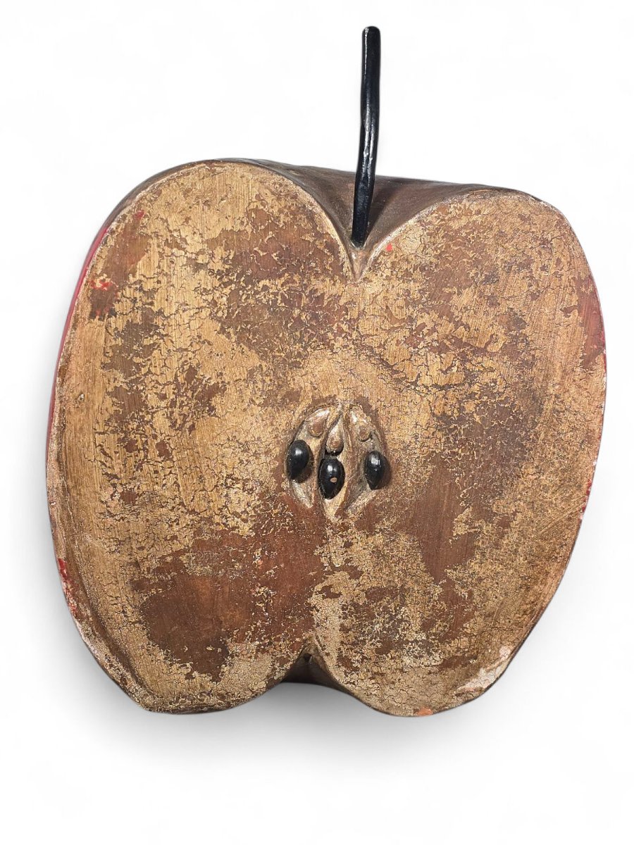 Terracotta Apple Sculpture – Tuscany, 1950s-photo-3
