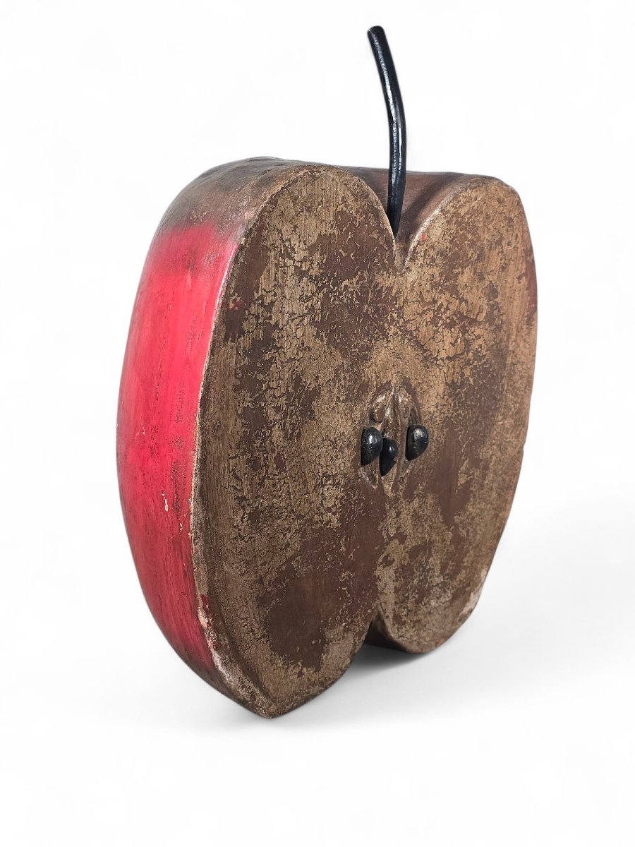 Terracotta Apple Sculpture – Tuscany, 1950s-photo-5