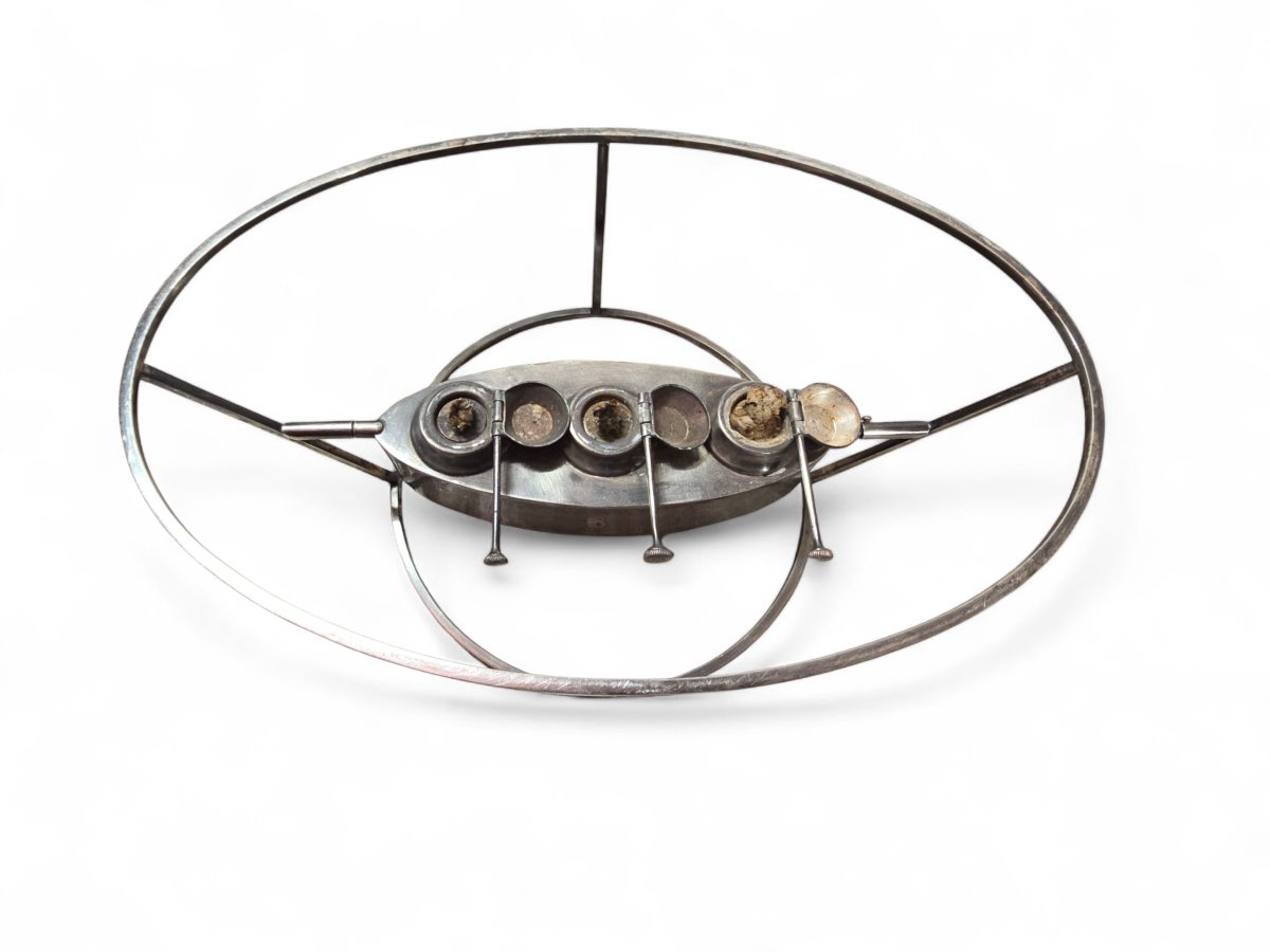 Pair Of Silver-plated Plate Warmers – Late 19th Century-photo-3