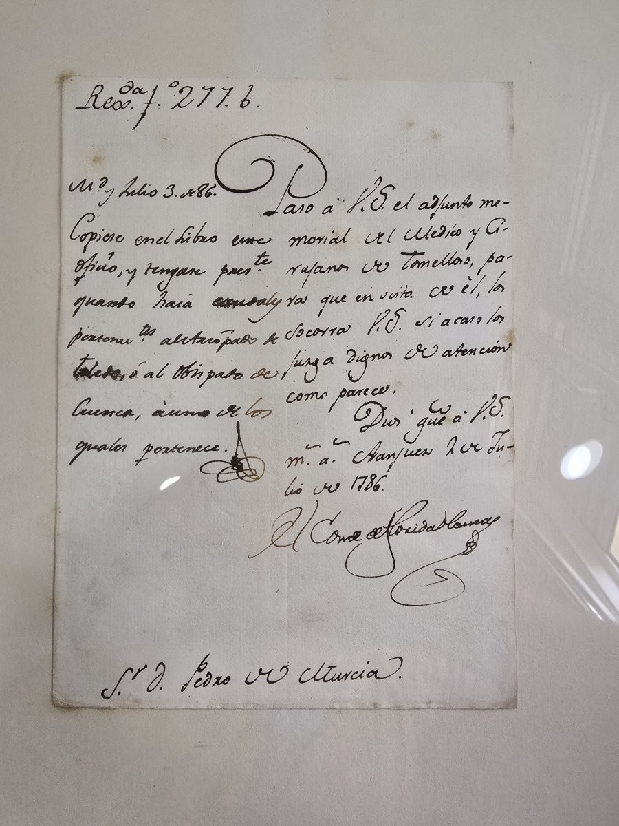 Letter Signed By Count Floridablanca – 1786-photo-1