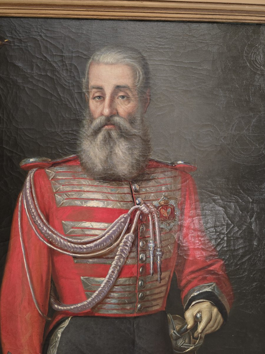 Portrait Of Eduardo De Sada Y López-lisperguer, Marquis Of Campo Real – Oil On Canvas Dated 18-photo-3