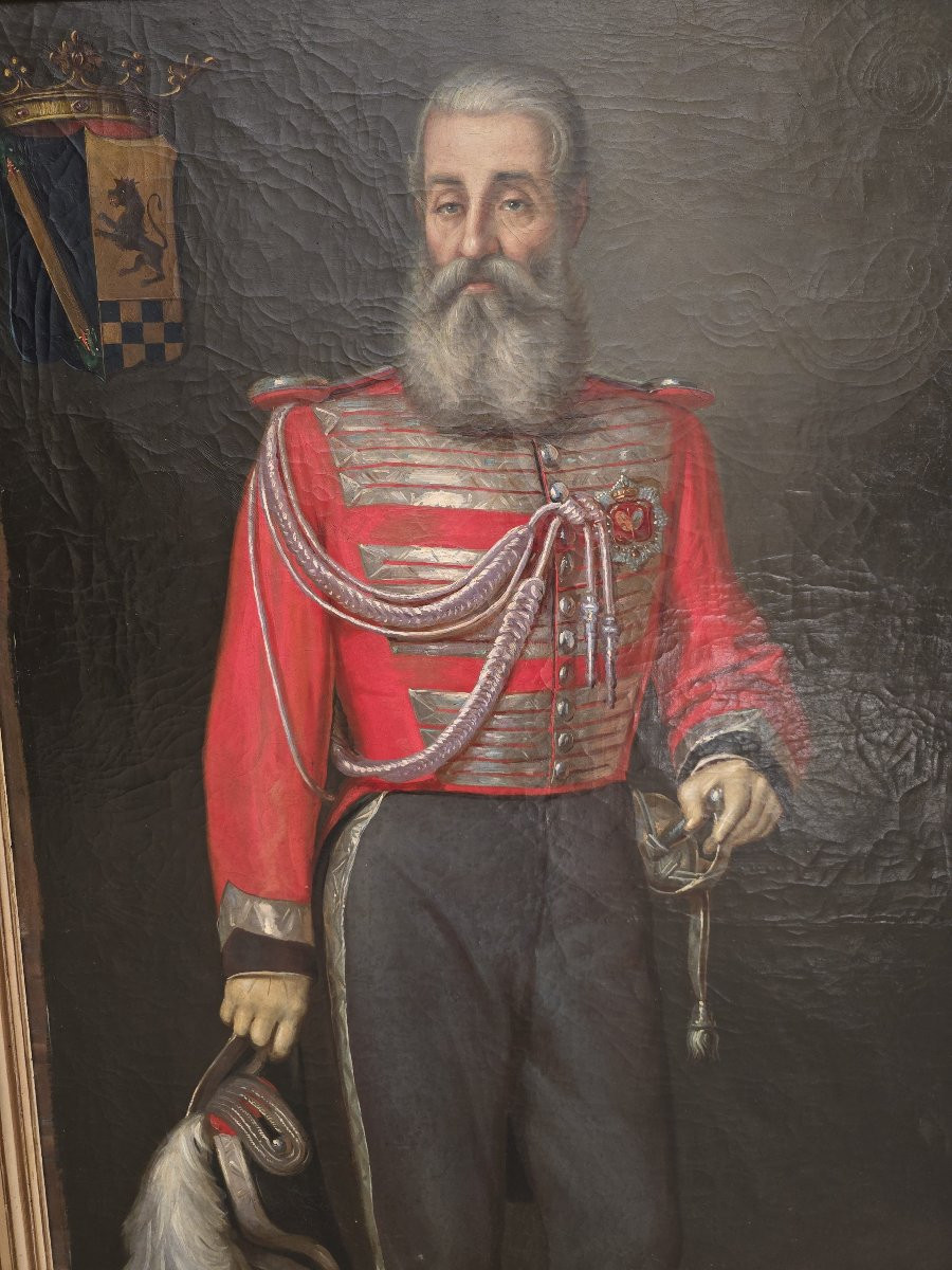 Portrait Of Eduardo De Sada Y López-lisperguer, Marquis Of Campo Real – Oil On Canvas Dated 18-photo-4