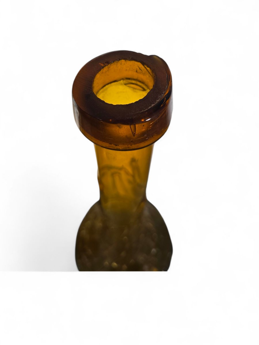 Paire de grands vases en verre soufflé – Verrerie Gordiola, début XXe siècle-photo-4