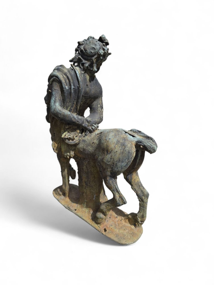 Sculpture unique en bronze d'un centaure, Italie, XXe siècle-photo-5