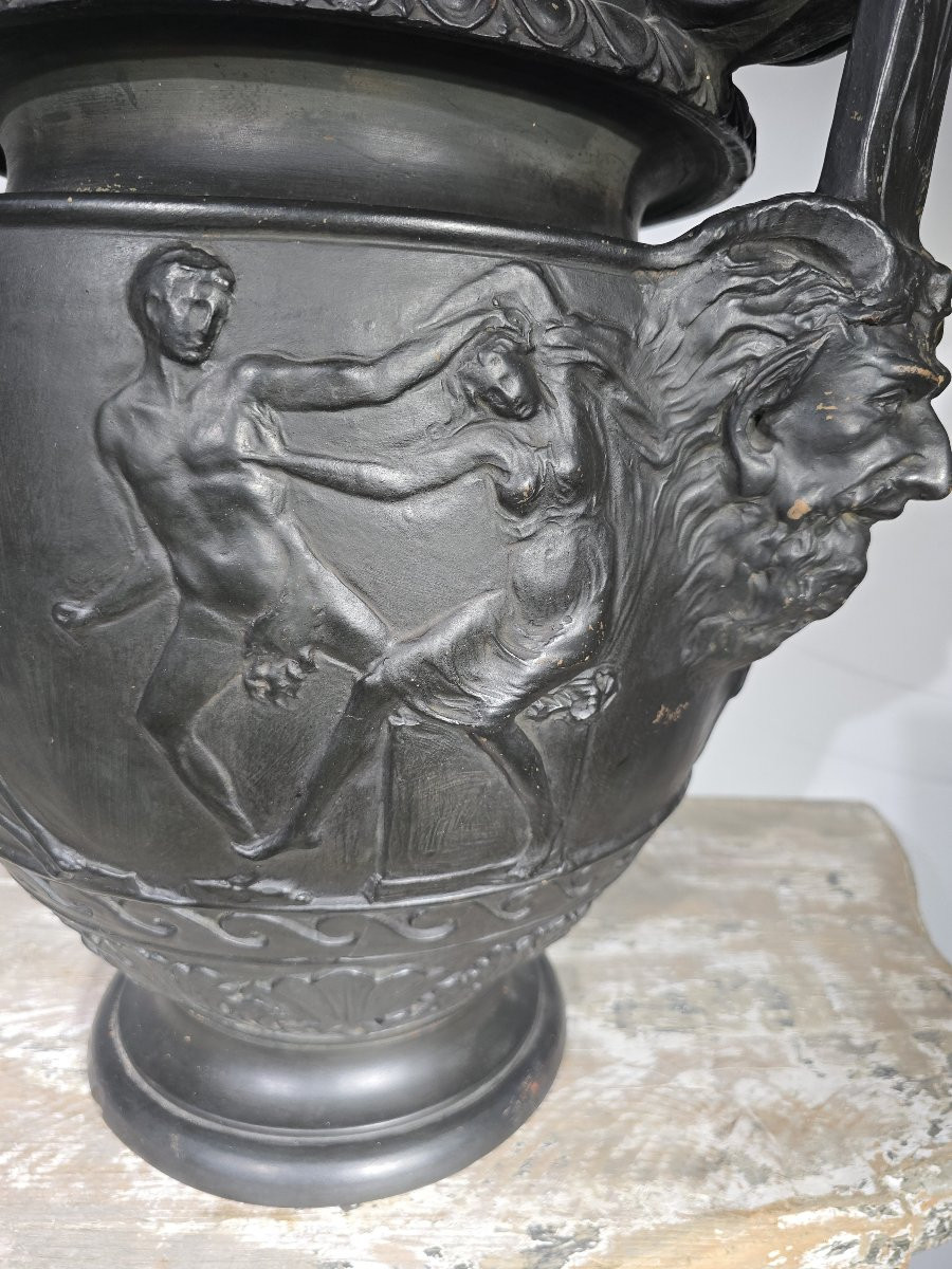 Greek Terracotta Vase, Naples Circa 1900-photo-5