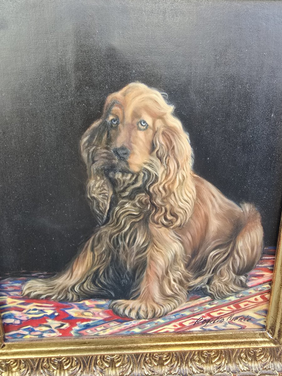 Oil On Canvas By Rogelio Puente (cuba, 1936-1996).-photo-3