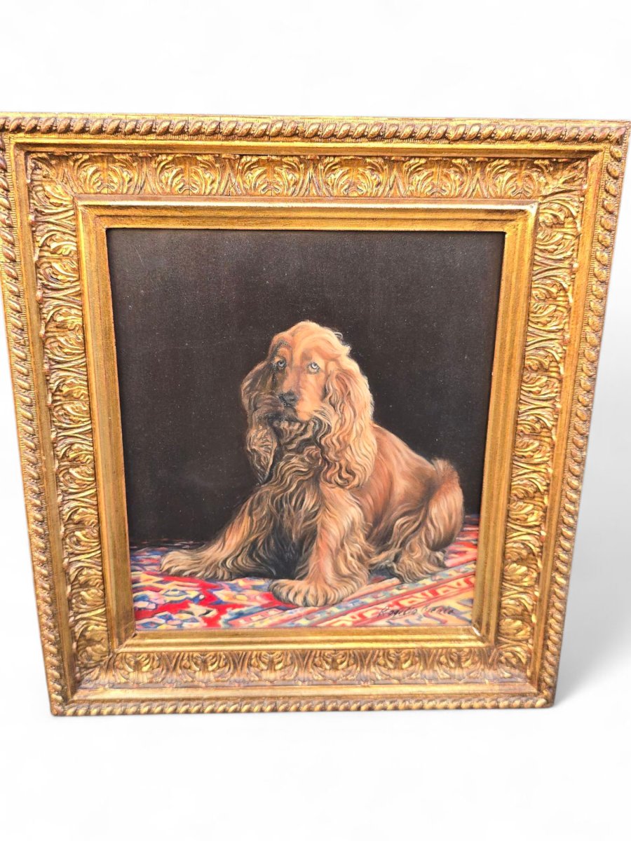 Oil On Canvas By Rogelio Puente (cuba, 1936-1996).-photo-2