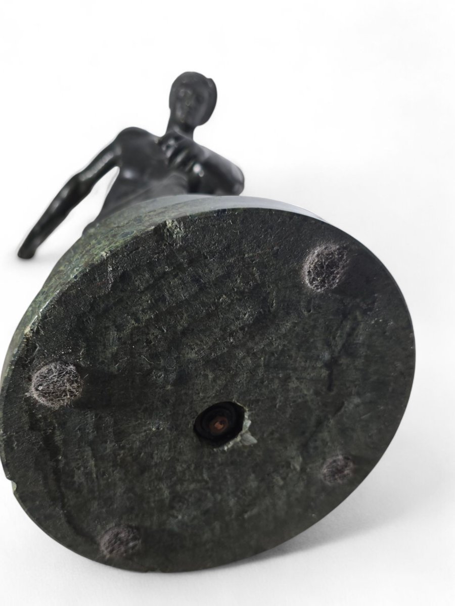 Sculpture en bronze du Discobole, XIXe siècle, Grand Tour-photo-6