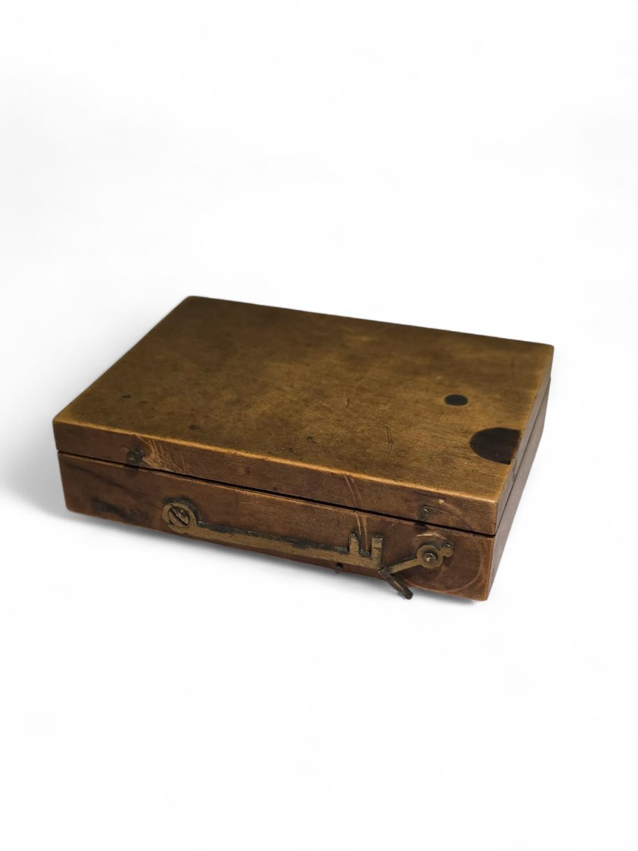 19th Century Portable Wooden Sundial-photo-4