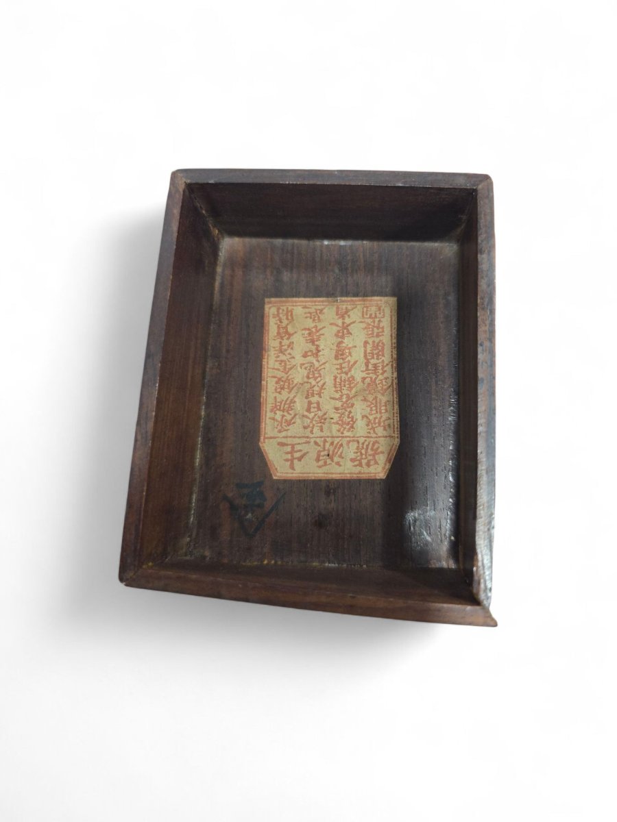A 19th-century Asian Portable Bronze Sundial Adorned With Semi-precious Stones.-photo-4