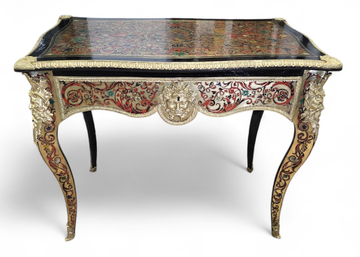19th Century French Boulle Style Side Table