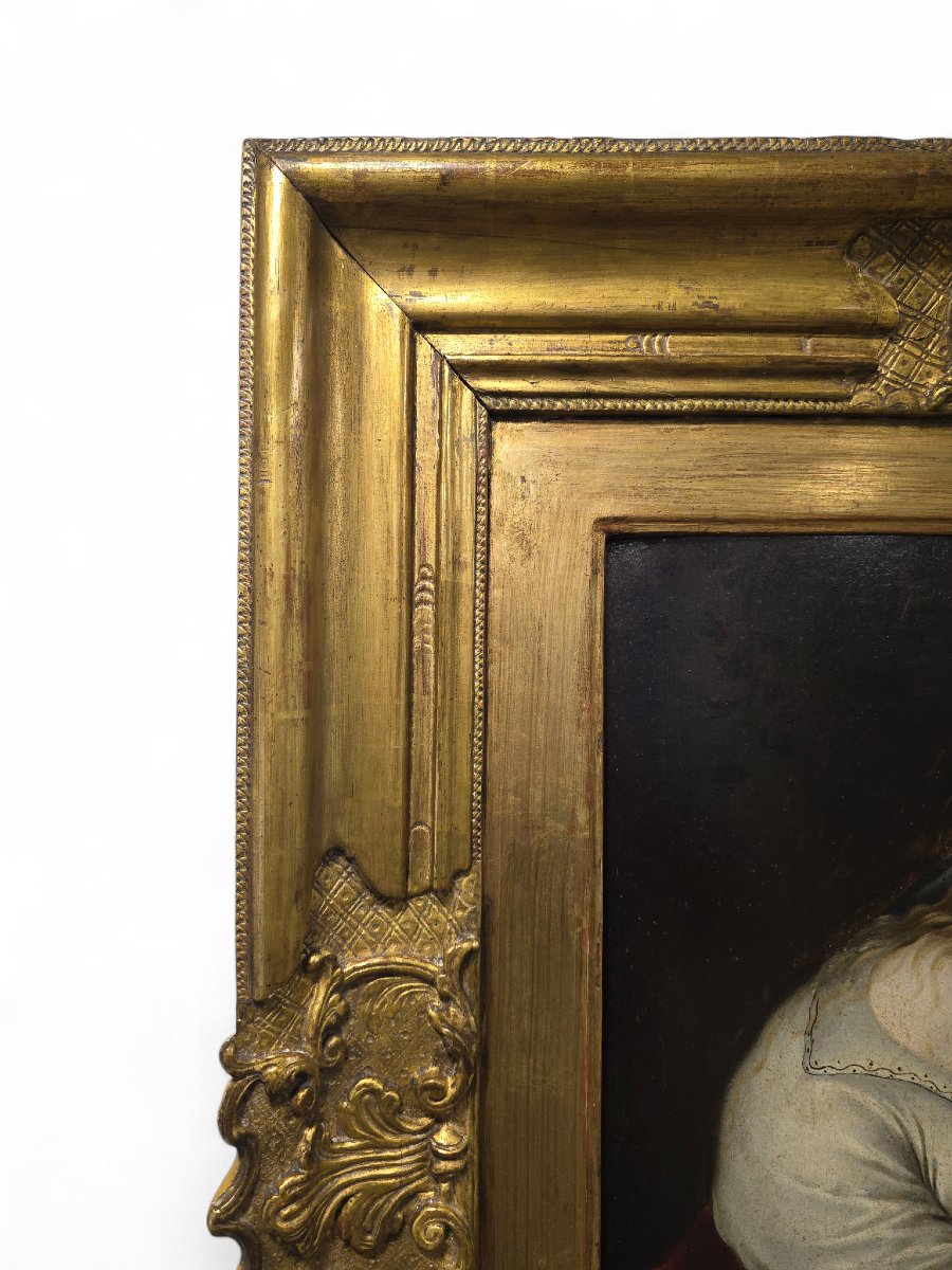 Important 17th-century Work, Flemish Or Italian School – The Penitent Magdalene – Workshop-photo-3