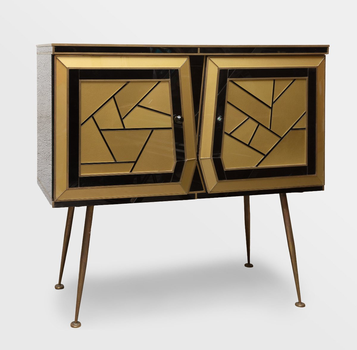 Chest Of Drawers; Italy, Murano, Circa 1980.-photo-2