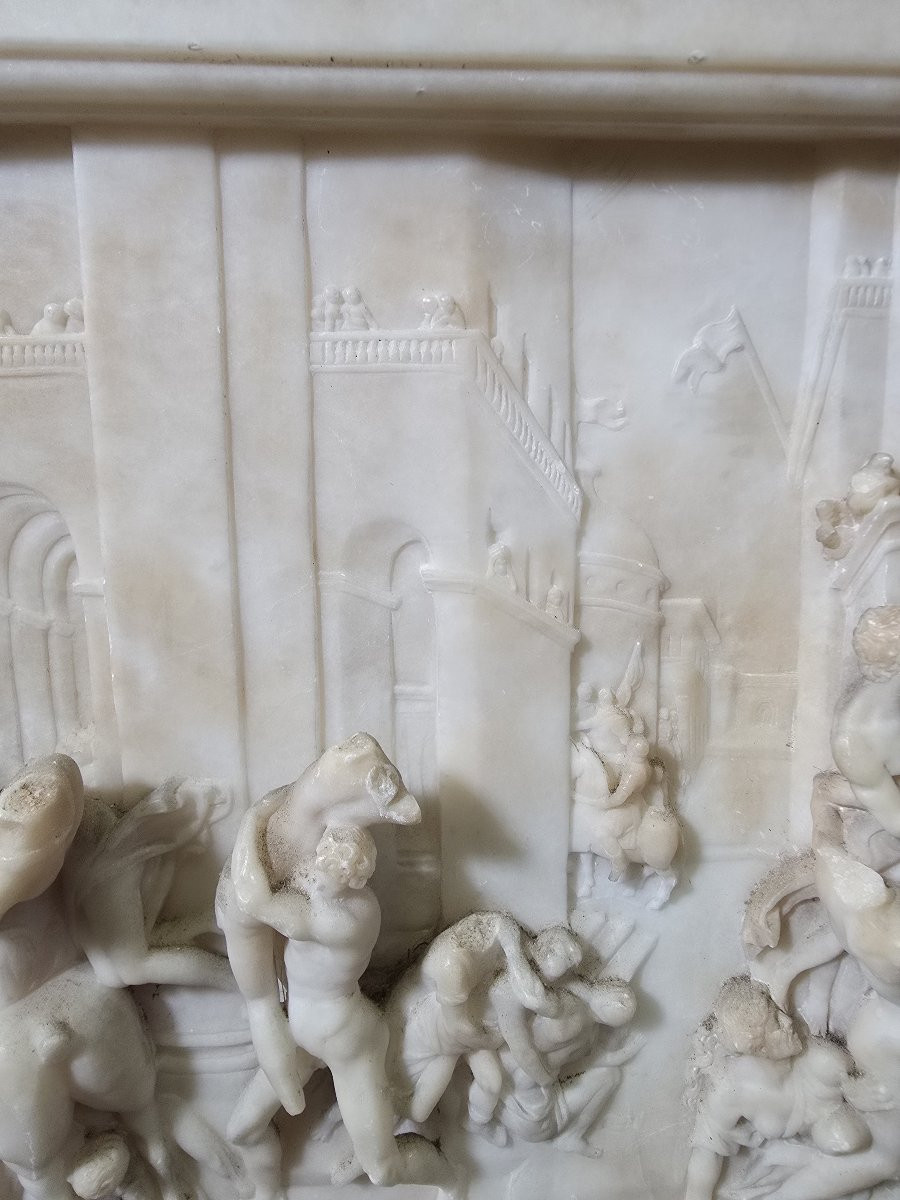 Grand Tour Of Italy, 19th Century – Greek Alabaster Sculpture Of Sappho After James Pradier-photo-7