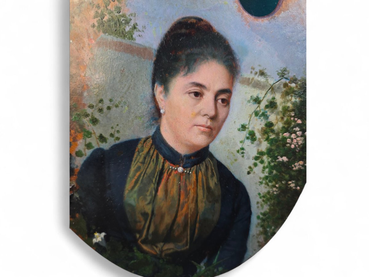 Painter's Palettes, Portraits; 19th Century.-photo-2