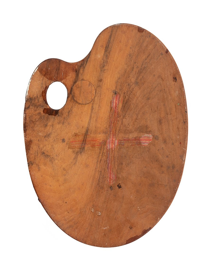 Painter's Palettes, Portraits; 19th Century.-photo-7