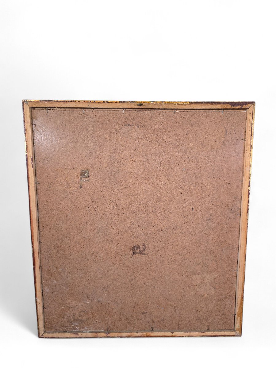 20th-century Pastel On Paper Depicting A Female Figure, Signed Vila-photo-6