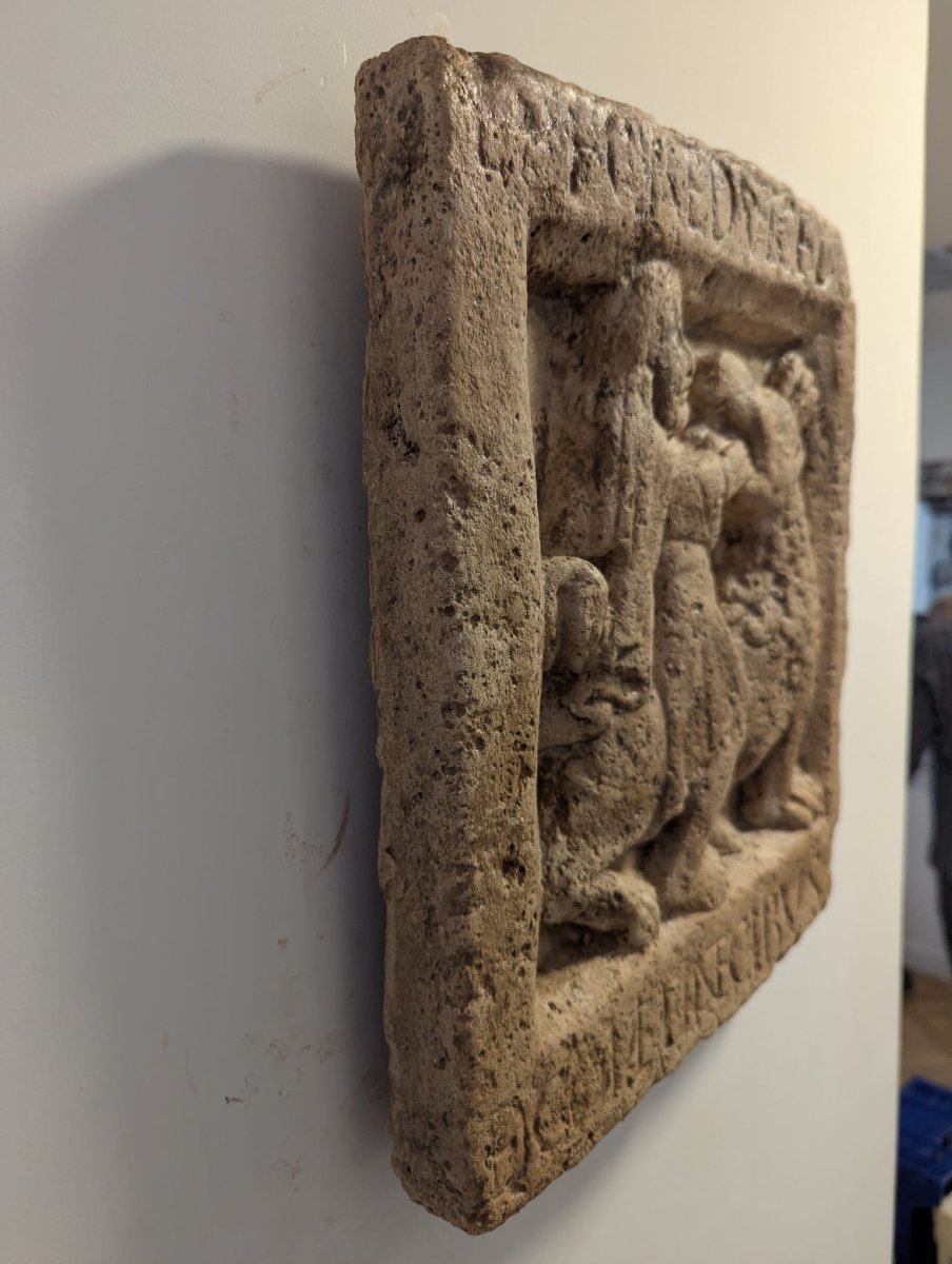 Decorative Terracotta Wall Panel, 1970s-photo-2