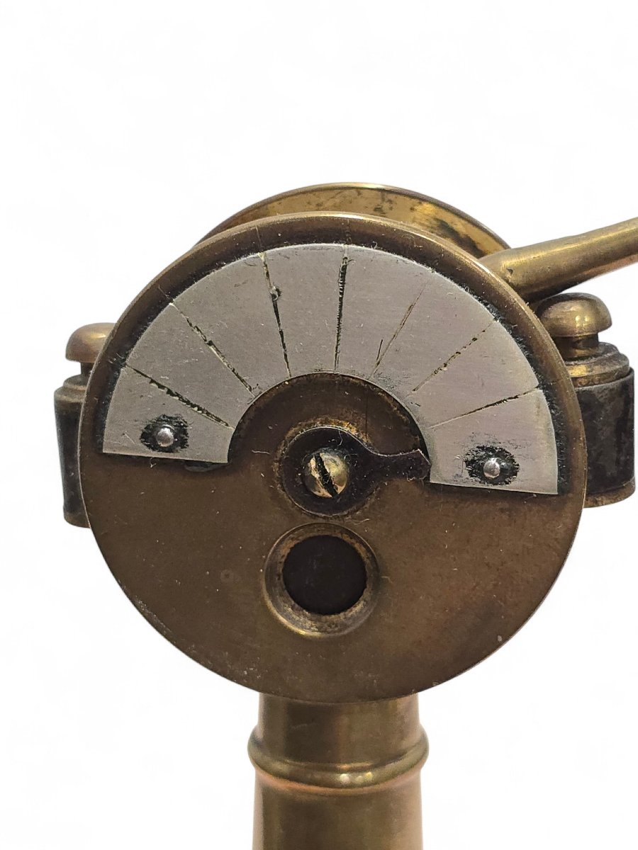 German Bronze Cigar Cutter In The Shape Of A Telegraph, Circa 1930-photo-1