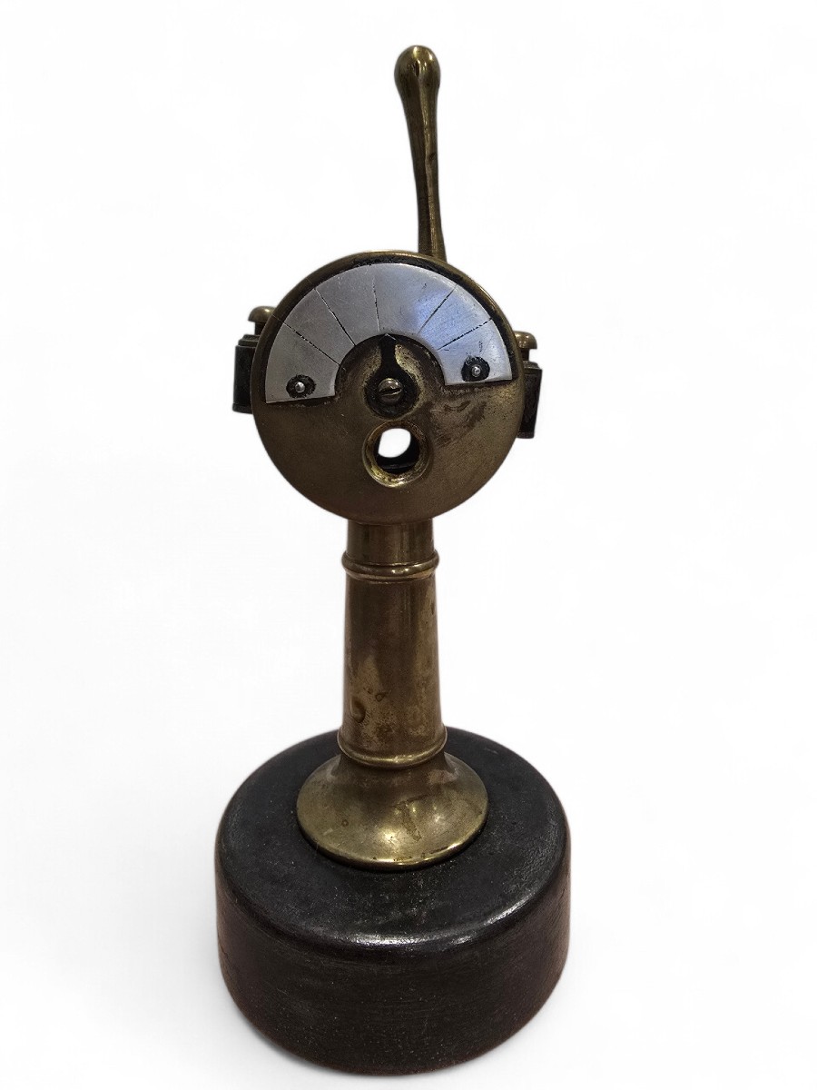 German Bronze Cigar Cutter In The Shape Of A Telegraph, Circa 1930