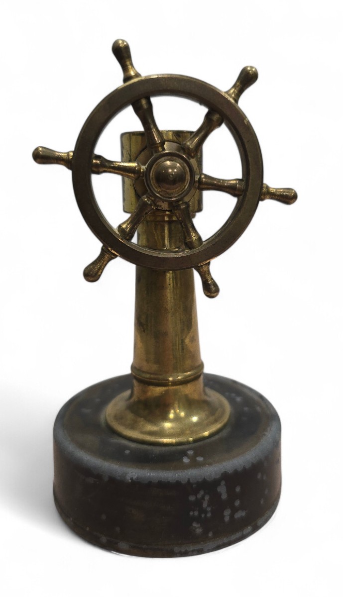 German Bronze Cigar Cutter In The Shape Of A Telegraph, Circa 1930