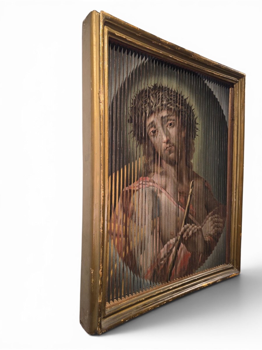  tableau du XVIIe siècle représentant la Sainte Famille, une illusion d'optique saisissante-photo-1