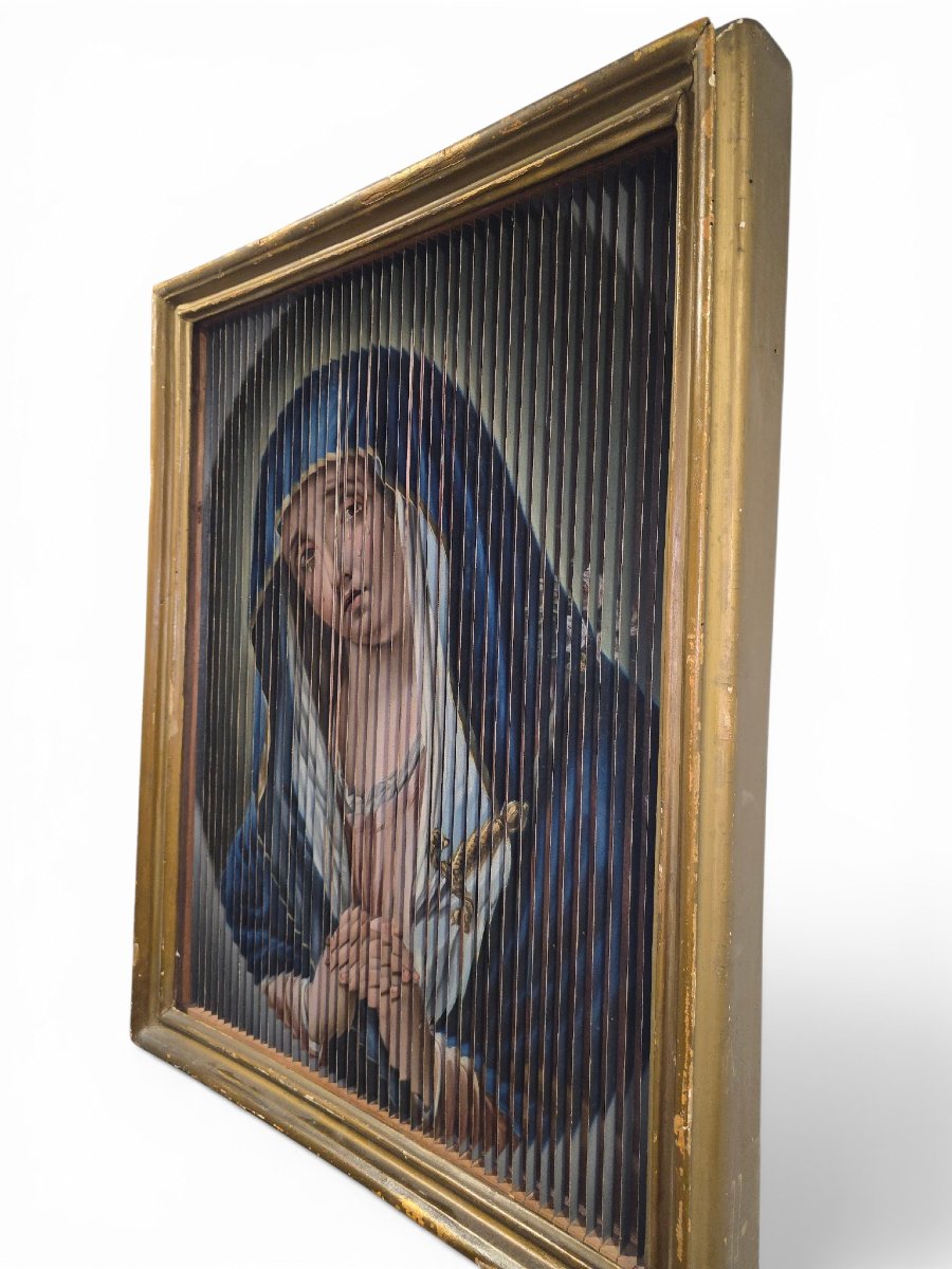  tableau du XVIIe siècle représentant la Sainte Famille, une illusion d'optique saisissante-photo-4