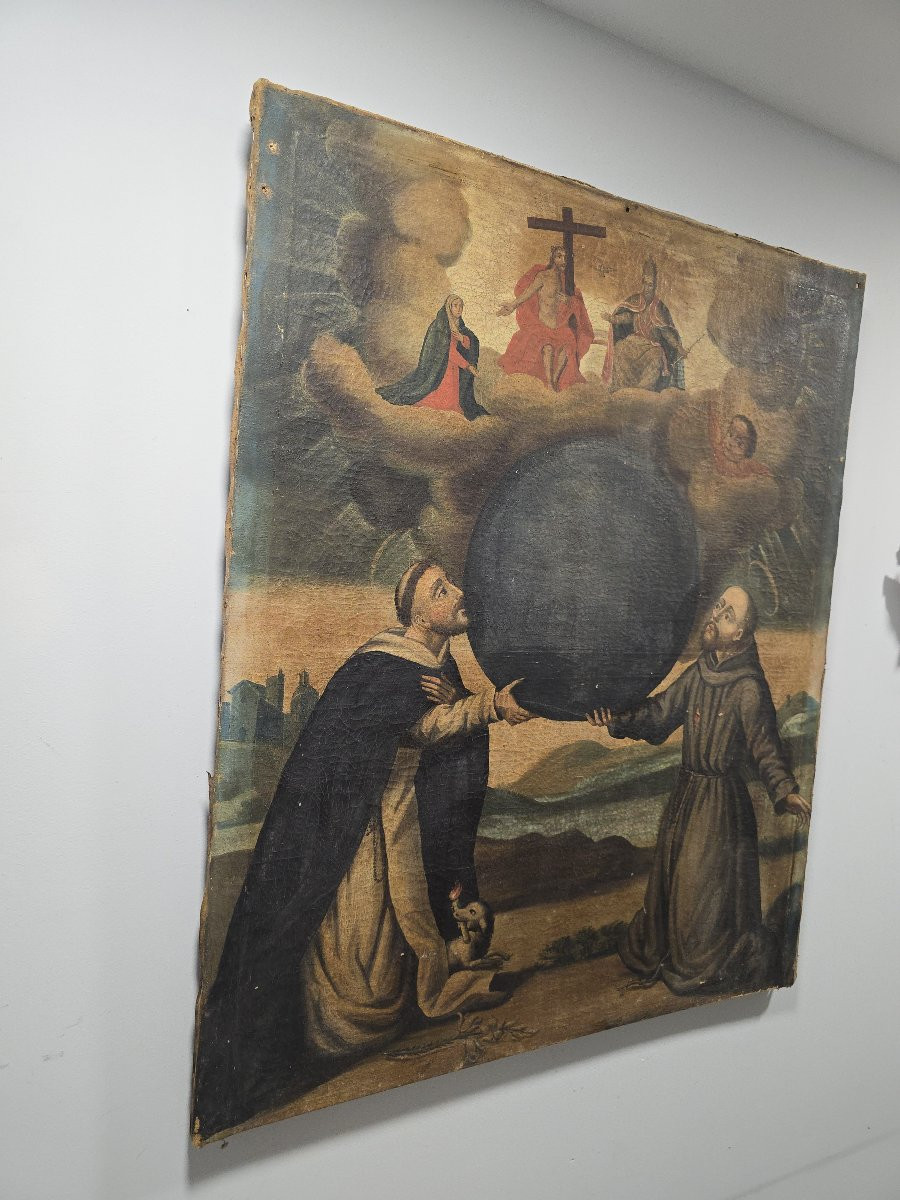 Peinture coloniale mexicaine du XVIIIe siècle, école baroque néo-hispanique-photo-6