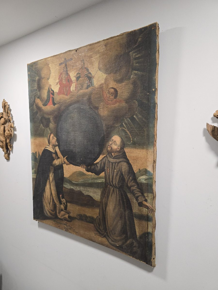 Peinture coloniale mexicaine du XVIIIe siècle, école baroque néo-hispanique-photo-7