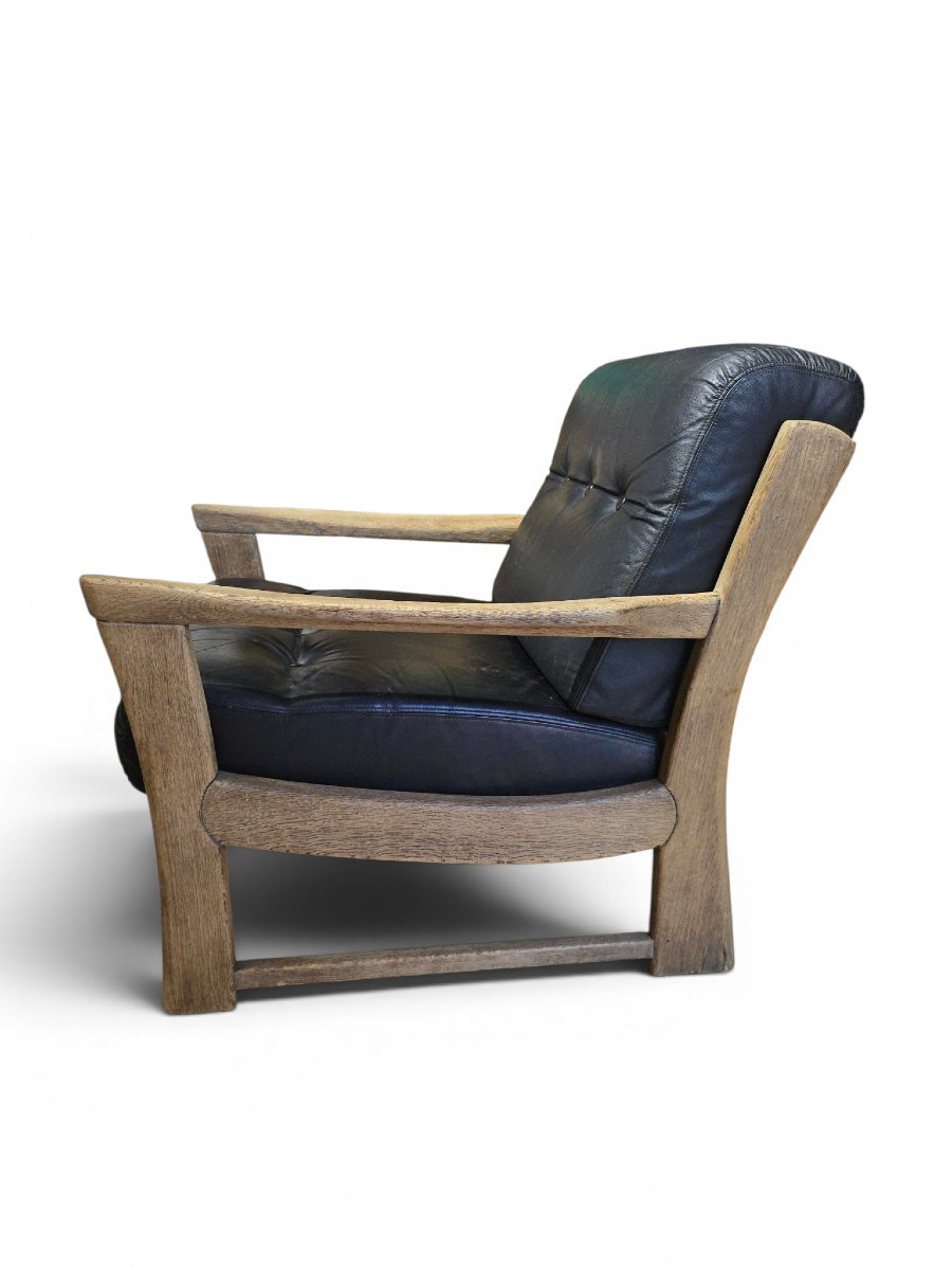 Rare fauteuil lounge brutaliste de Sonja Wasseur Atelier, Pays-Bas, années 1970-photo-3