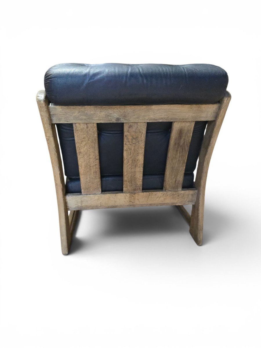 Rare fauteuil lounge brutaliste de Sonja Wasseur Atelier, Pays-Bas, années 1970-photo-4
