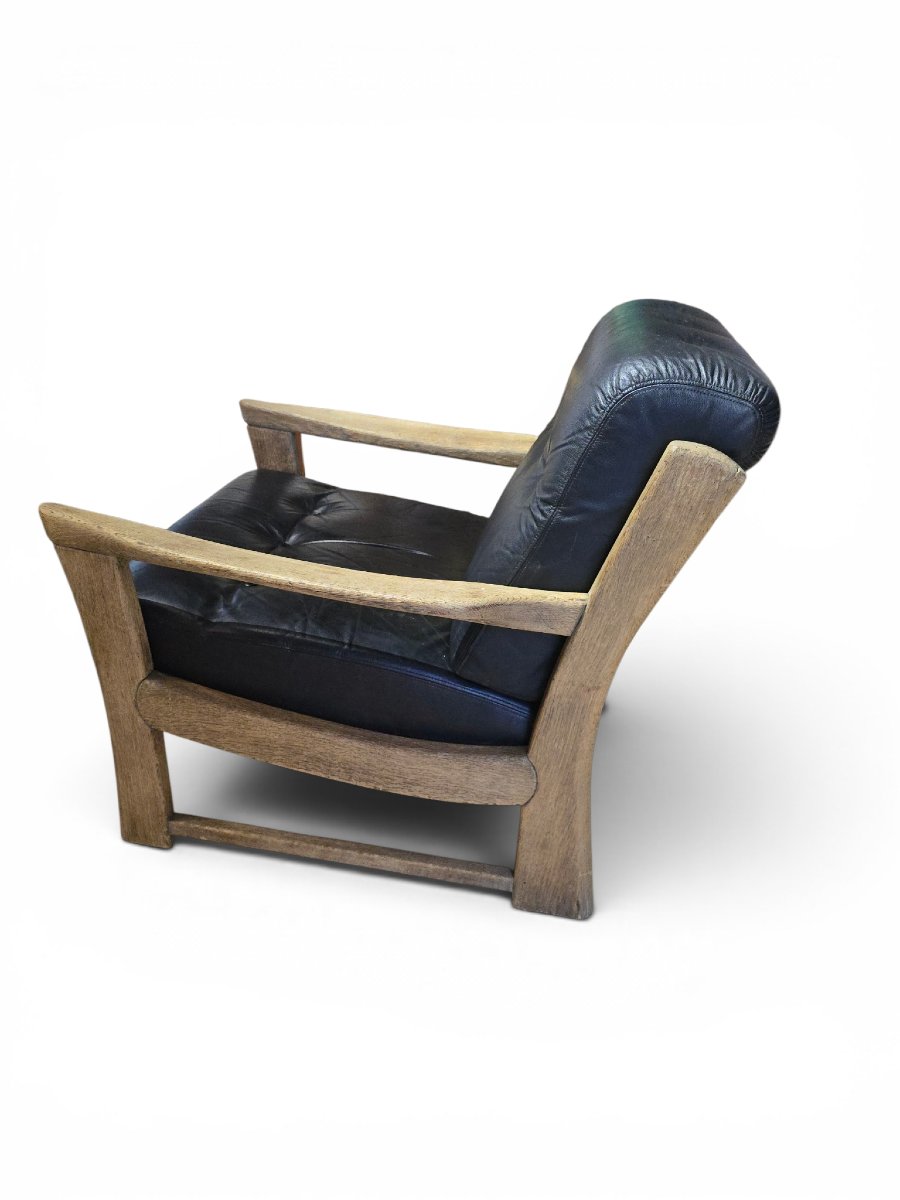 Rare fauteuil lounge brutaliste de Sonja Wasseur Atelier, Pays-Bas, années 1970-photo-6