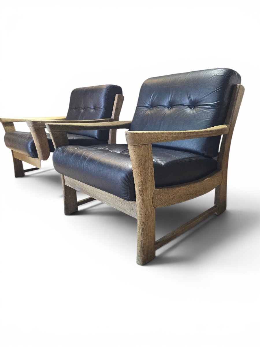 Rare fauteuil lounge brutaliste de Sonja Wasseur Atelier, Pays-Bas, années 1970-photo-7