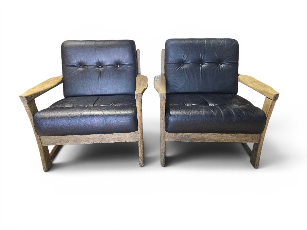 Rare fauteuil lounge brutaliste de Sonja Wasseur Atelier, Pays-Bas, années 1970-photo-8